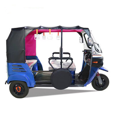 Modern Electric Cargo Tricycle Taxi Bajaj Style Tuk Tuk Electric Vehicle 4 Seats
