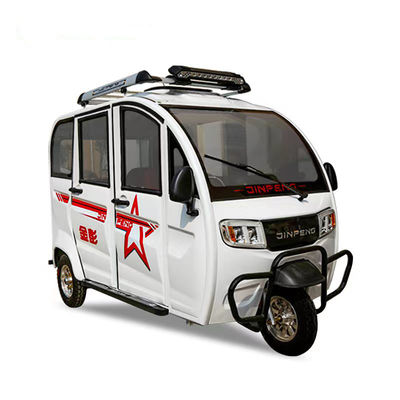 3 Wheel Enclosed Electric Cargo Tricycle 650W Mini New Energy 60V For 4 Passenger